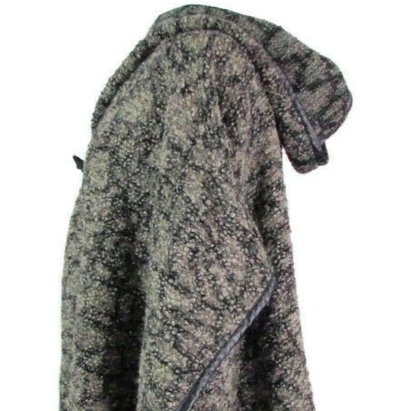 NWT - DIESEL ITALY Over-size Multi HOODED PONCHO - Picture 4 of 6